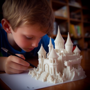 Sleek 3D Printing Pen - Easy-to-Hold, Adjustable Temperature for ABS & PLA Filaments - Unleash Your Creativity