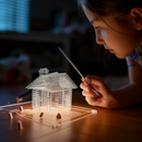 Sleek 3D Printing Pen - Easy-to-Hold, Adjustable Temperature for ABS & PLA Filaments - Unleash Your Creativity