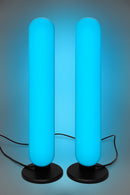 HISS Color LED Light Bars With Smart Lighting, RGBIC Ambient Backlighting With Multiple Color Modes And Lightshow Modes, Remote Control and App Control, Digital Multicolor Ambient Light Bar Pair With Smart LED Ambience Lighting, Music Sync, Two Light Bars